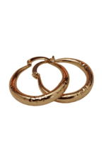 Simple Retro Twisted Hoop Earings - Image 3