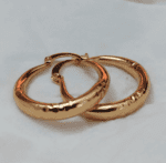 Simple Retro Twisted Hoop Earings - Image 2