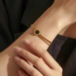 Black Stone Bracelet - Image 3