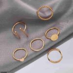 Pair Of 6 Midi Rings - Image 3