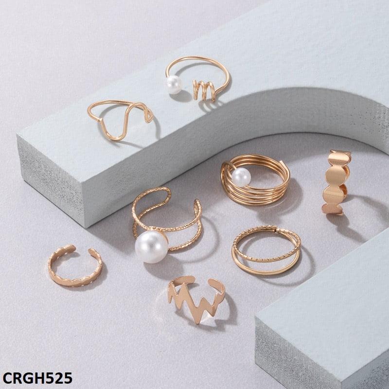 product-image-5 (1) Curved 8 Midi Rings - Image 1
