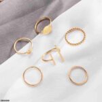 Pair Of 6 Midi Rings - Image 2